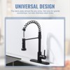 WOWOW 10 in. x 2.56 in. x 0.37 in. Stainless Steel Kitchen Sink Faucet Hole Cover Deck Plate - 2 of 4