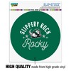 Slippery Rock The Rock Automotive Car Window Locker Circle Bumper Sticker - 3 of 4