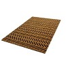 Fishbone Indoor/Outdoor Coir Doormat Black/Natural - Entryways - 2 of 3