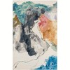 Unique Loom Outdoor Modern Watercolor Area Rug - 2 of 4