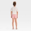 Girls' 2pc Short Sleeve T-Shirt & Boxer Shorts Pajama Set - art class™ - 2 of 4