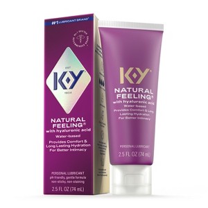 ky lubricant cvs K-Y Natural Feeling with Hyaluronic Acid Personal Lubricant