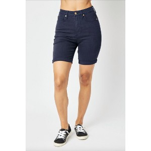 Women's Tummy Control Bermuda Shorts - Judy Blue - 1 of 4