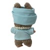 Baby Blue Knit Sweater Set with Matching Hat and Pearls for 17.5 cm Labubu Dolls - 3 of 4