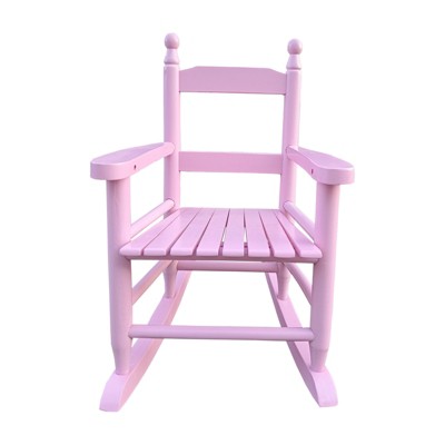 VisioGear Rocking Chair, Children's Rocking Chair with Armrests, Indoor or Outdoor Porch Rocker for Garden, Pink, 14.17"*18.90"*22.44"