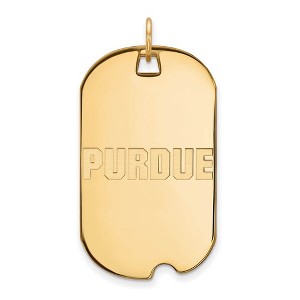 Black Bow Jewelry 14k Yellow Gold Purdue Boilermakers NCAA Large Pendant - 1 of 3