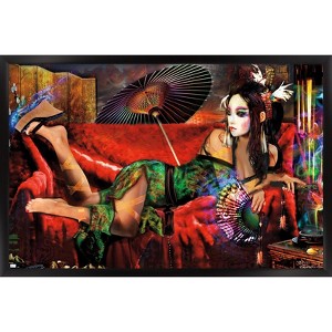 Trends International Jumbie - Geisha Framed Wall Poster Prints - 1 of 4
