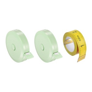 Unique Bargains Retractable Tape Rulers and Measuring Tools Set 3 Pcs - 1 of 4