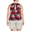 Lands' End Women's Lightweight Jersey Blouson Vneck Tank - 3 of 3