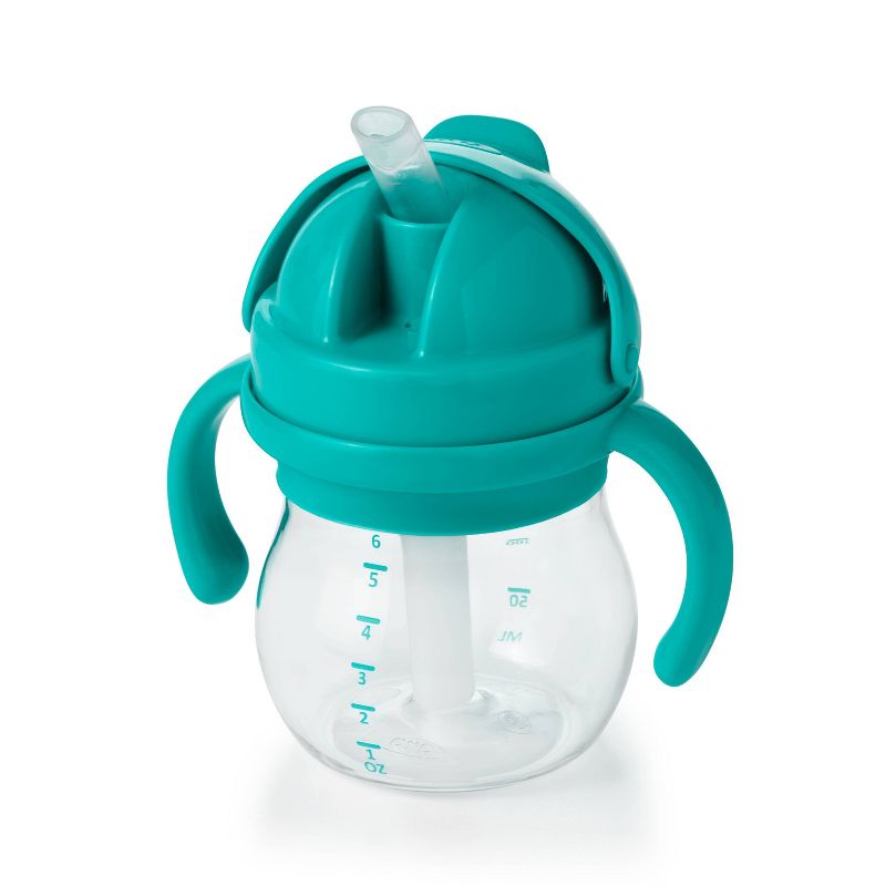 OXO Tot Transitions Straw Cup with Removable Handles - 6oz - Teal, 1 of 9