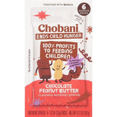 Chobani Super Peanut Blend Chocolate - 6pk/6.72oz