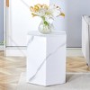NicBex Modern Hexagonal Textured-Pattern Coffee Table,Minimalist Center Table for Living Room,Living Room Furniture - 3 of 4