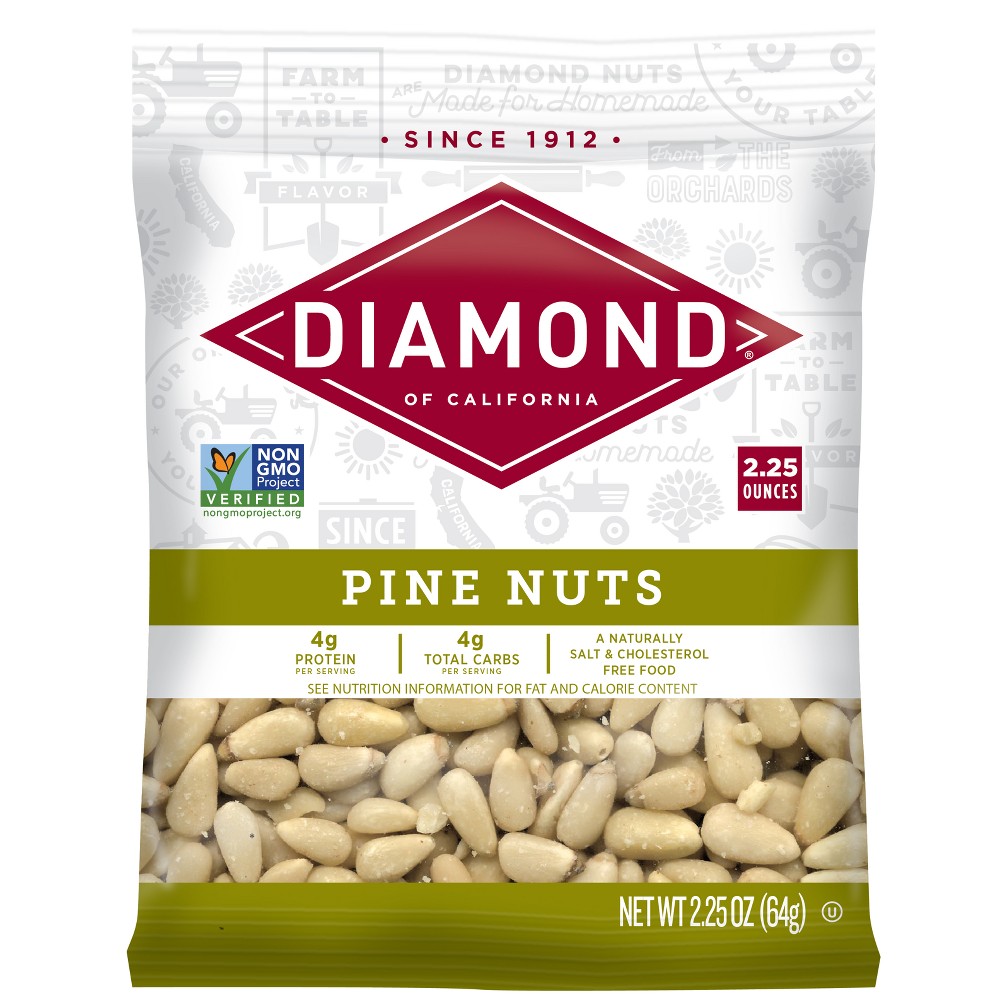 UPC 070450841911 product image for Diamond Pine Nuts - 2.25oz: Unsalted | upcitemdb.com