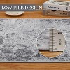 Modern Washable Low Pile Rugs - Soft Abstract Carpet for Living Room, Bedroom, Dining Room, Apartment & Bathroom - Neutral Design for Hardwood Floors - 4 of 4