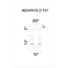 CWI Lighting Benji 2 Light Wall Sconce With Black Finish - 3 of 4