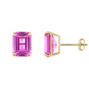 Designs By Gioelli 10K Gold Gemstone Stud Earrings - 1 of 2