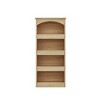 FUFU&GAGA Minimalist Wood Bookshelf: Hidden Drawers + Open Shelves, Perfect for Modern Living Spaces - 4 of 4