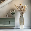 Crystal Diamond Vase 26” Tall Mirrored Vase - 3 of 4