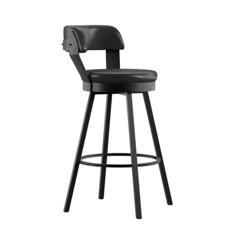 Harley faux leather metal swivel stools new arrivals