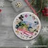 Artistic and Glamorous Hollywood Ceramic Ornament, Los Angeles Music and Entertainment Culture Gift| OrnamentallyYou - 4 of 4