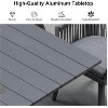 PURPLE LEAF Patio Dining Set with Outdoor Aluminium Dining Table and Woven Rattan Chairs Modern Furniture Set for Garden Yard Indoor Decor - 2 of 4