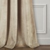 Lush Décor Prima Velvet Solid Light Filtering Window Curtain Panels Set - 3 of 4