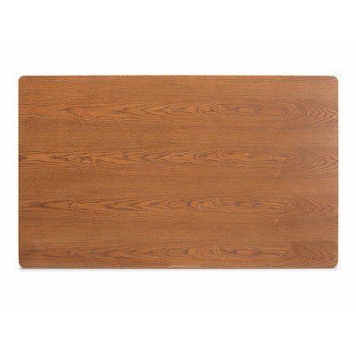 Odessa Mid-Century Modern Walnut Brown 5-Piece Dining Nook Set