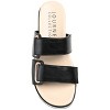 Journee Collection Womens Ashanti Slip On Slide Multi Strap Sandals Black 11 - 4 of 4