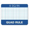 TOPS Quadrille Pads 8 Squares/Inch 8 1/2 x 11 White 50 Sheets 33081 - 3 of 4
