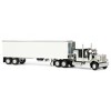First Gear DCP 1/64 Black GMC General with 60in Flattop Sleeper & 40ft Vintage Reefer Trailer 60-1923 - 2 of 4