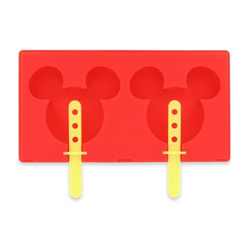 Silver Buffalo Disney Mickey Mouse 2-Piece Silicone Popsicle Mold Maker Set - image 1 of 1
