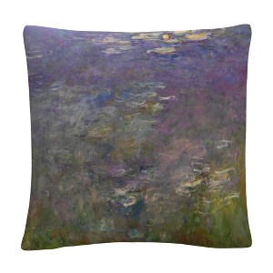 Monet  16 X 16 Decorative Throw Pillow by Trademark Fine Art - 1 of 4
