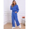 Jess by Meiko Women's Half Zip Pullover and Cargo Pants Set - 2 of 4