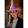 LEMONSODA Pink Tiara Cowboy Hat for Bachelorette Parties - 3 of 4