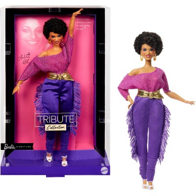 Barbie Signature Tribute Collection Debbie Allen Doll in Purple Fringe Pants and Legwarmers
