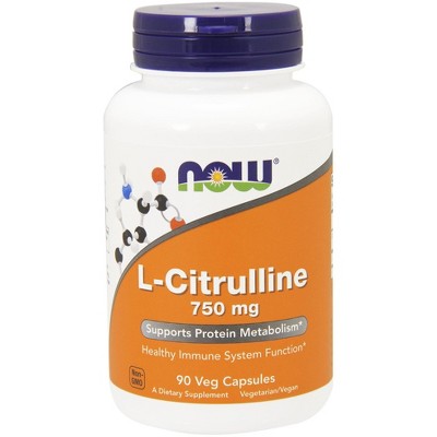 L-Citrulline 750 mg by Now Foods  -  90 Capsule