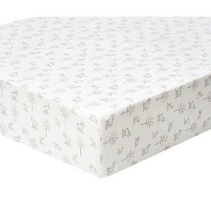 Mills Waffle Pink Crib Fitted Sheet - Levtex Baby - 1 of 2