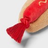 12.5" Hot Dog Rope Dog Plush Toy - Sun Squad™ - 3 of 3