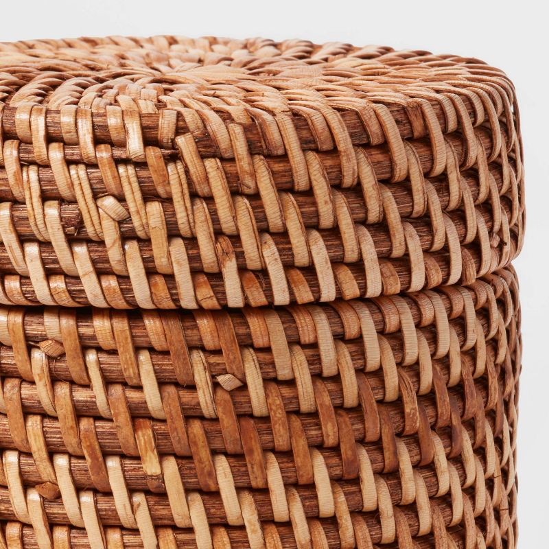 Rattan Canister Light Brown - Threshold&#8482;, 5 of 6