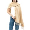 Alpine Swiss Womens Shawl Evening Wrap Pashmina Large Scarf Fringe Cape - image 3 of 4