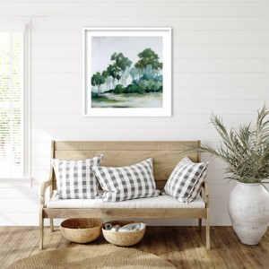 Amanti Art Winter Light on Trees by Jacqueline Ellens Wood Framed Wall Art Print - 1 of 4