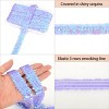Alilang Elastic Sequin Trim, 1.2 Inch 3 Row Flat Glitter Paillette Sequin Ribbon, Metallic Stretch Sequin Strip Sewing DIY Craft, 5 Yards - 3 of 4
