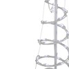 Northlight LED Lighted Spiral Cone Tree Outdoor Christmas Decoration - 5' - Pure White Lights - 4 of 4