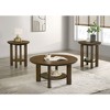 Coaster,Ottowa 2-piece Round Wood Coffee Table Set - 2 of 4