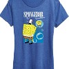 Women's - Spongebob Squarepants - Bubbles Short Sleeve Graphic T-Shirt - 2 of 4