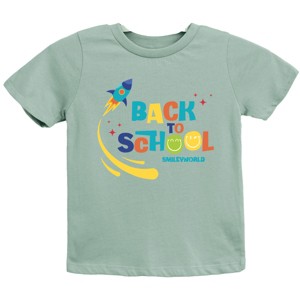 The Juniper Shop SmileyWorld Back To School Rocket Youth Short Sleeve Tee - 1 of 4