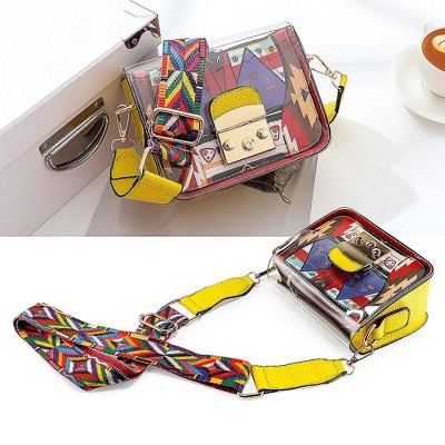 Gearonic Mini Transparent Plastic Crossbody Bag