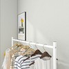 HDZNVF Garment Rack Freestanding Hanger Multi-functional Single pole Bedroom Clothing Rack Bedroom, White - 4 of 4