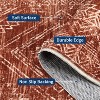 Washable Runner Rug 2x6 Runner Modern Non Slip Kitchen Rugs Geometric - 4 of 4