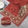 Acekool 5x7 Washable Rug – Modern Geometric Indoor Carpet, Non-Slip Ultra-Thin Floor Mat for Living Room & Bedroom - 4 of 4